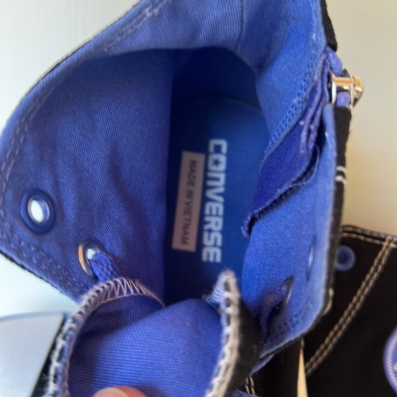 Converse All Star Chuck Taylor high top side zipper. Men size 8, Women size 10. - Picture 13 of 15